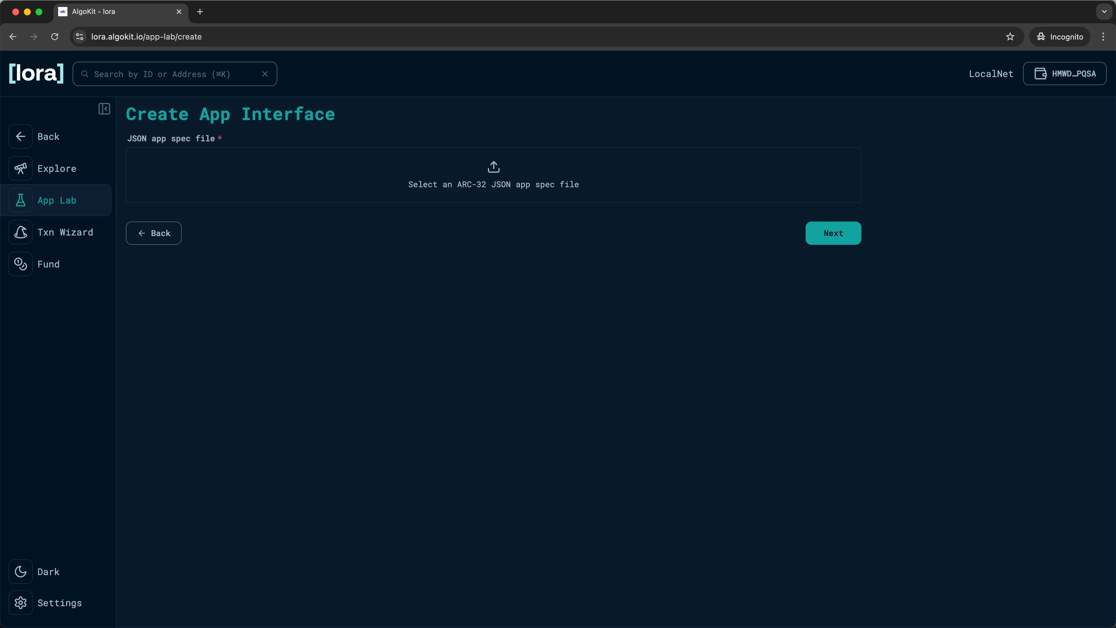 Lora: ARC-32/ARC-56 App Spec